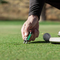 custom divot tool and slope reader